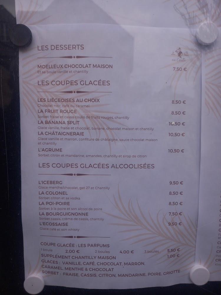 La P Tite Rue Colette - Menu Image 3